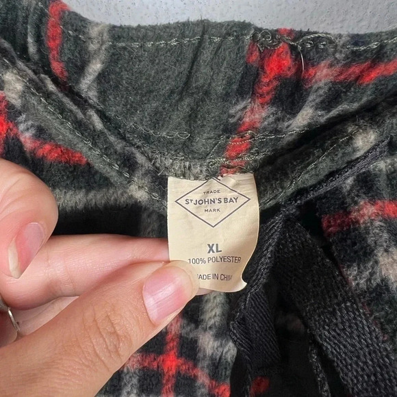 St. John’s Bay Comfy‎ Fleece Pants Size XL - Picture 7 of 9